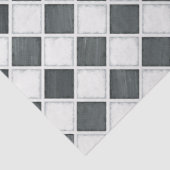 Papier Mousseline Carton de contrôle Carton noir et blanc (Détail)