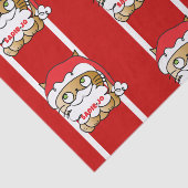 Papier Mousseline Carton de Noël très drôle Chat Personnalisé Bold (Détail)
