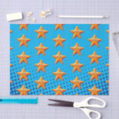 Papier Mousseline Carton mignon Starfish Blue Ocean (Artisanat)