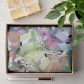 Papier Mousseline carton pastel (Cadeau)