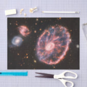 Papier Mousseline Cartwheel Galaxy, James Webb Télescope Spatial (Artisanat)