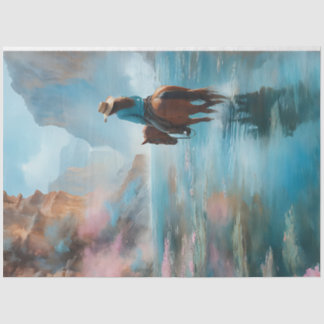 Papier Mousseline Cascade Cowgirl