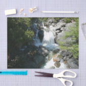Papier Mousseline Cascade Falls at Yosemite National Park (Artisanat)