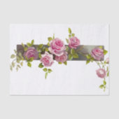 Papier Mousseline Cascade rose de cru (Recto)