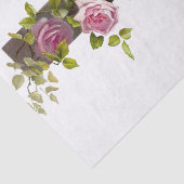Papier Mousseline Cascade rose de cru (Détail)