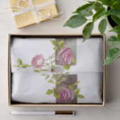 Papier Mousseline Cascade rose de cru (Cadeau)