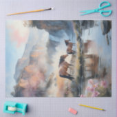 Papier Mousseline Cascade Wild Horse (Artisanat)