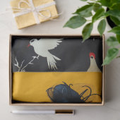 Papier Mousseline Casquette vintage de cage à oiseaux (Cadeau)