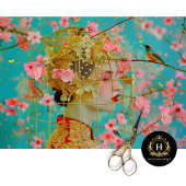 Papier Mousseline Casquette vintage de cage à oiseaux