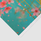 Papier Mousseline Casquette vintage de cage à oiseaux (Détail)