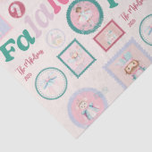 Papier Mousseline Casse-Noisette Groovy Rétro Pastel Noël (Détail)