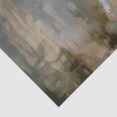 Papier Mousseline Casse-noisette - Peinture à l'huile Style papier d (Détail)