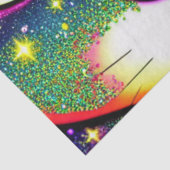 Papier Mousseline Cat Face Close Pop Art (Détail)