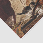 Papier Mousseline Cat & Kittens ・ Henriette Ronner-Knip (1821-1909) (Détail)