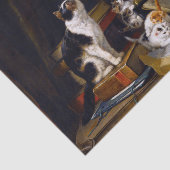 Papier Mousseline Cat & Kittens ・ Henriette Ronner-Knip (1821-1909) (Détail)