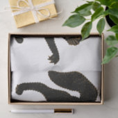 Papier Mousseline Cat noir effrayant de 1920 (Cadeau)