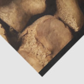 Papier Mousseline Catacomb Skulls 17 Découpage Papier Tissu (Détail)