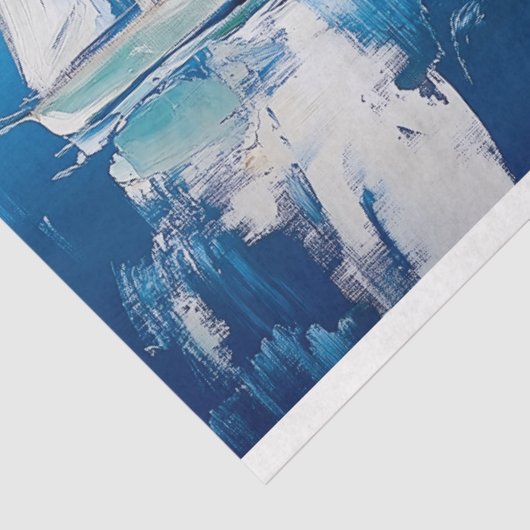 Papier Mousseline Catalina Island California Decoupage (Détail)