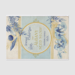 Papier Mousseline Catalogue vintage des semences 1896 Graines d'Alba