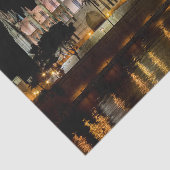 Papier Mousseline Cathédrale de Palma de Majorque la nuit - Espagne (Détail)