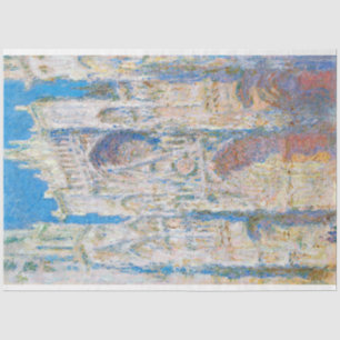 Papier Mousseline Cathédrale de Rouen (lumière du soleil), Monet