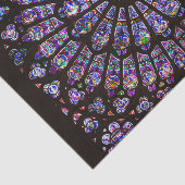 Papier Mousseline Cathédrale Notre-Dame de Paris Rose (Détail)