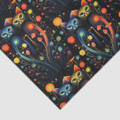 Papier Mousseline Caturday Artsy Attitude Abstraite Chats (Détail)