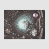 Papier Mousseline Cauldron Steampunk avec boule de cristal et orbes (Recto)