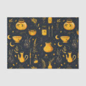 Papier Mousseline Cauldrons Et Potions Halloween (Recto)