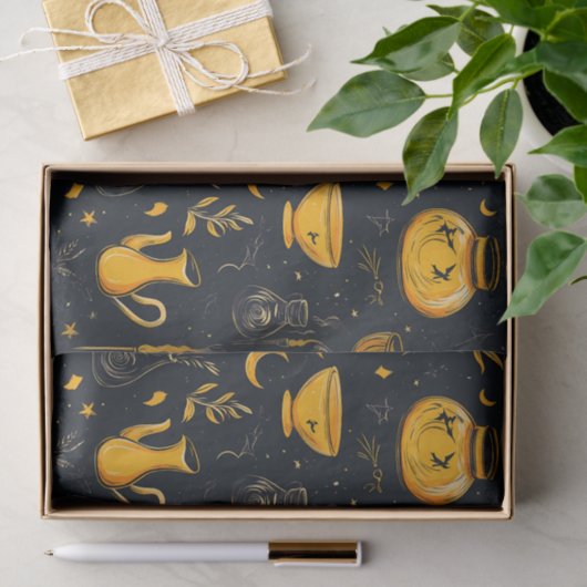 Papier Mousseline Cauldrons Et Potions Halloween (Cadeau)