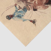Papier Mousseline Cavalier de Bronc 2 par Edward Borein (Détail)