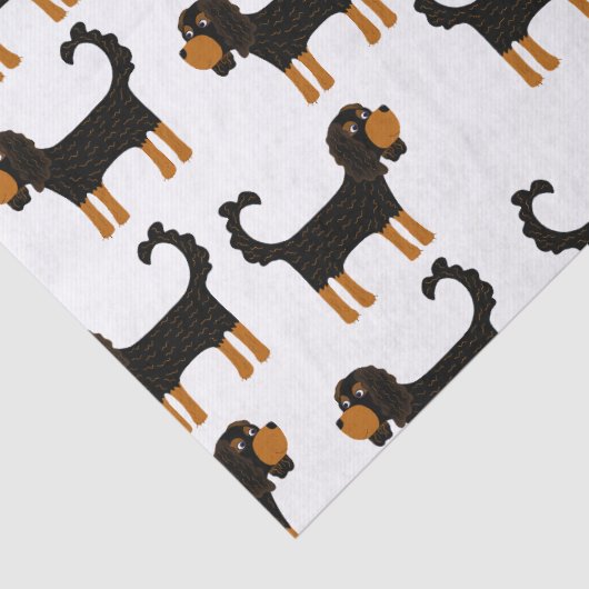 Papier Mousseline Cavalier King Charles Spaniel Chien (Détail)