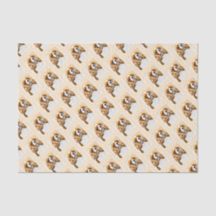 Papier Mousseline Cavalier King Charles Spaniel Peinture originale