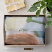 Papier Mousseline Cavalier Le Roi Charles Spaniel Avec Hydrangeas (Cadeau)