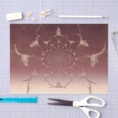 Papier Mousseline Ceinture rouge Brown de l'Ouest (Artisanat)