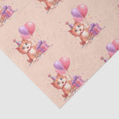 Papier Mousseline Célébration de chats Kitty Anniversaire (Détail)