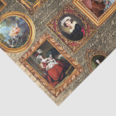 Papier Mousseline Célèbre Rococo Art Découpage Antique encadrée (Détail)