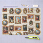 Papier Mousseline Célèbre Rococo Art Découpage Antique encadrée (Artisanat)