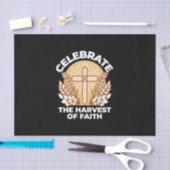 Papier Mousseline Célébrons la foi avec la récolte - Art Inspiration (Artisanat)