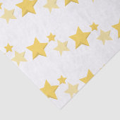 Papier Mousseline Céleste Jaune mignonne étoiles Baby shower (Détail)