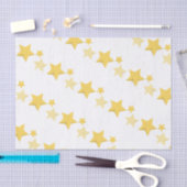 Papier Mousseline Céleste Jaune mignonne étoiles Baby shower (Artisanat)