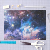 Papier Mousseline Céleste multicolore (Artisanat)