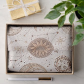 Papier Mousseline Celestial Botanical Pattern (2) (Cadeau)