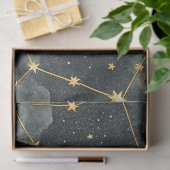 Papier Mousseline Celestial Constellation Star Pattern (1) (Cadeau)