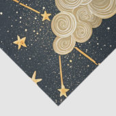 Papier Mousseline Celestial Constellation Star Pattern (2) (Détail)