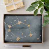 Papier Mousseline Celestial Constellation Star Pattern (4) (Cadeau)
