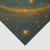 Papier Mousseline Celestial Father Christmas Decoupage Paper (Détail)