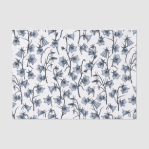 Papier Mousseline Cellules bleues, Cloches, Bellflowers