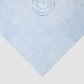 Papier Mousseline Cendrillon Carrosse Citrouille Monogramme Initiale (Détail)