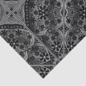 Papier Mousseline Céramique noir (Détail)